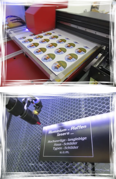Moderner Großformatdrucker im Werbezentrum Dreegmeyer